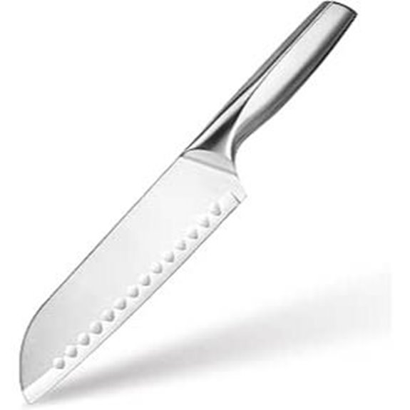 7-Inch Santoku Chef's Knife with High-Carbon German Steel