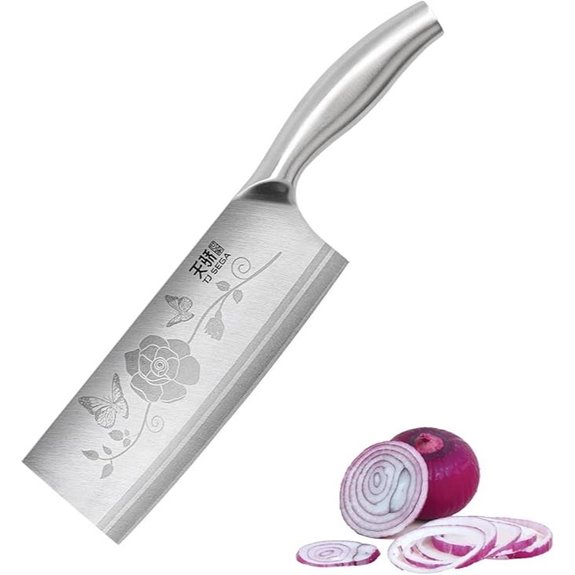 Vegetable Cleaver Knife 7.4 Inch Sharp Chinese Chef