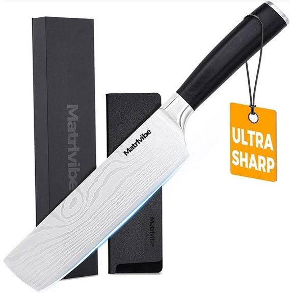 Nakiri Knife 7” Razor Sharp Vegetable Cleaver