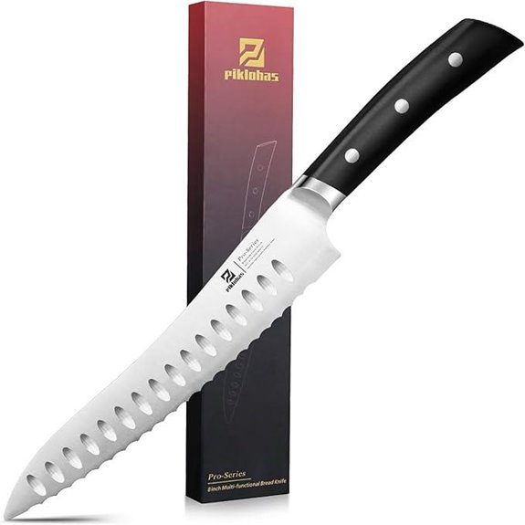 Resharpenable 8-Inch Serrated Bread Knife