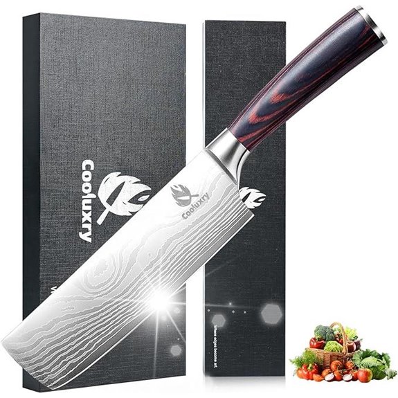 Nakiri Knife - 7 Razor Sharp Vegetable & Meat Cleaver