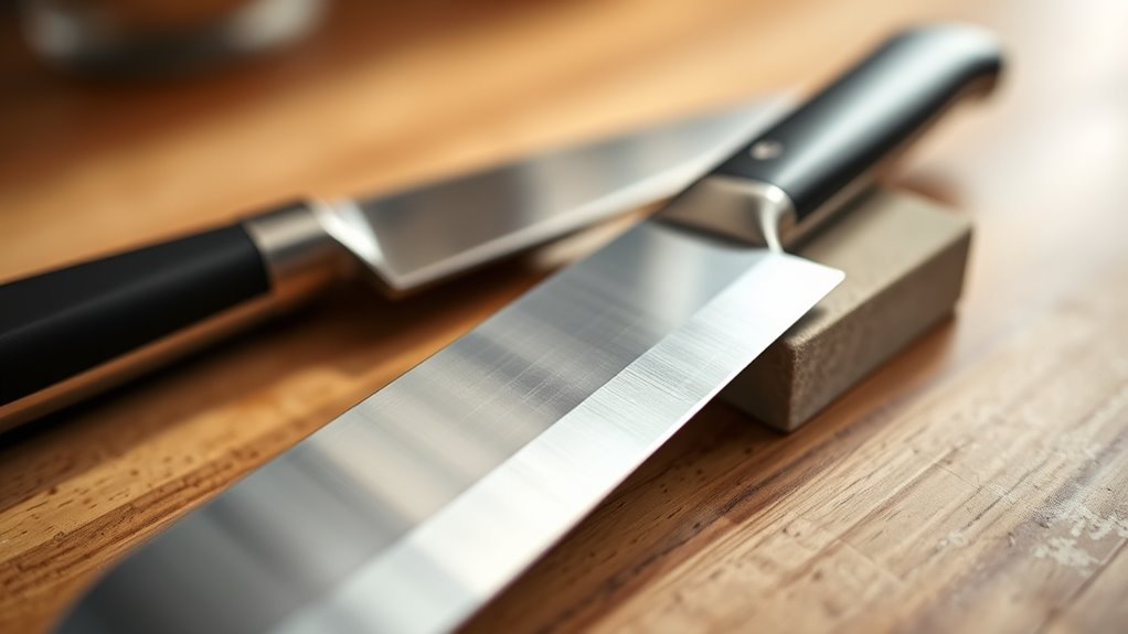 sharpen knives when dull