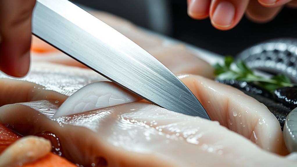 sharper angles require less force