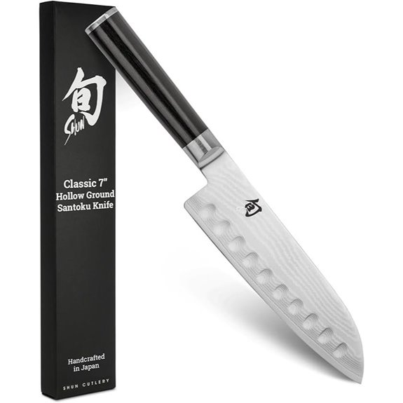 Shun Classic 7 Santoku Knife with Pakkawood Handle