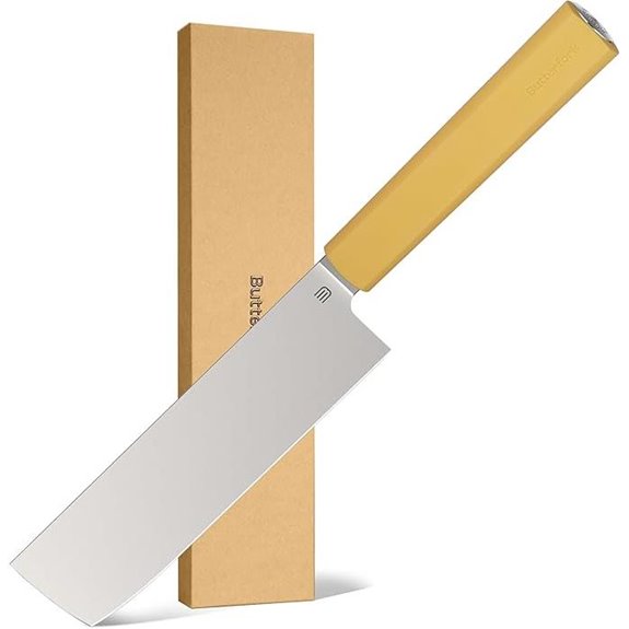 6-Inch Nakiri Knife with Forged Steel Blade