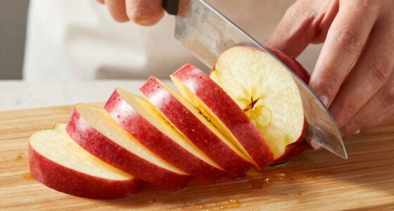 slice apples evenly evenly