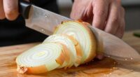 slice onions evenly thin