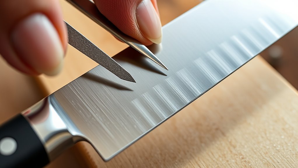 smooth and sharpen wire edge