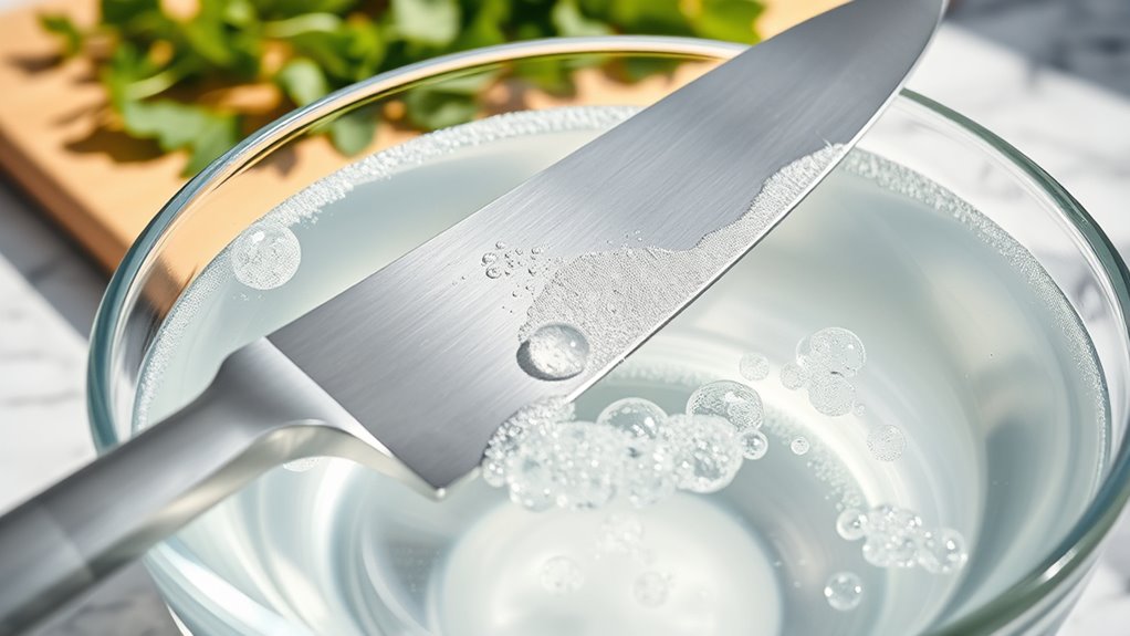 soak disinfect scrub rinse