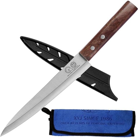 XYJ Stainless Steel Fish Filleting Knife with Sleeve