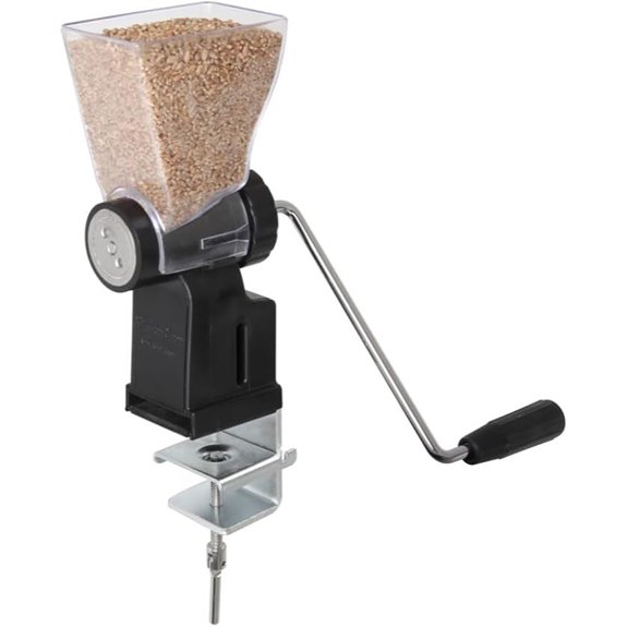 Kitchen Crop Hand Grain Mill with Stainless Steel Burrs