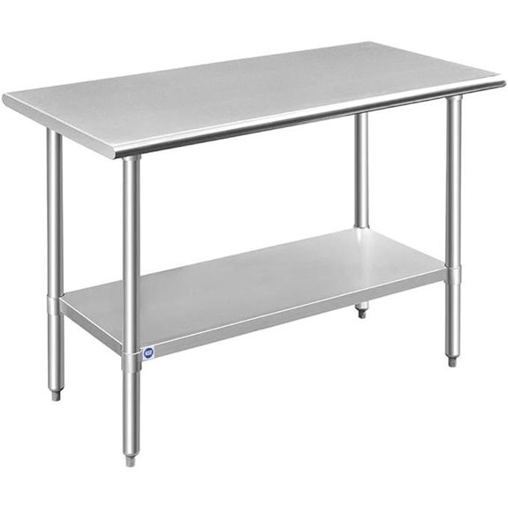 ROCKPOINT Stainless Steel Commercial Kitchen Work Table
