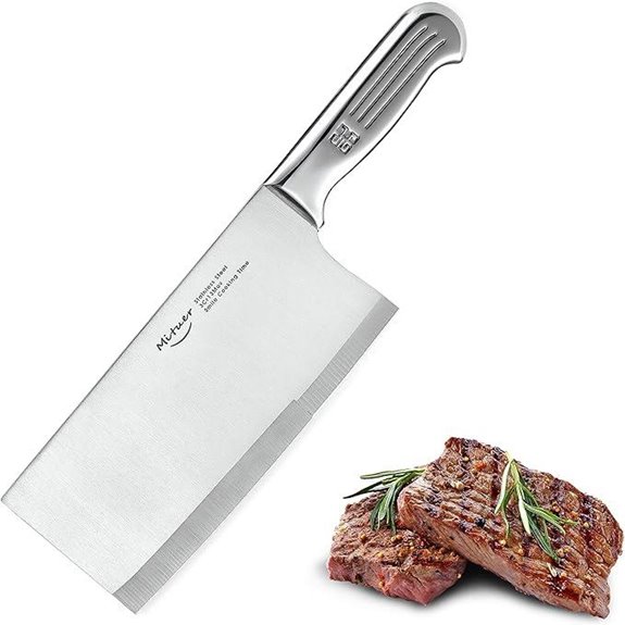 7-Inch Stainless Steel Meat Cleaver Knife