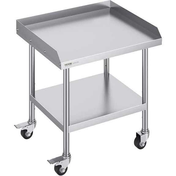 VEVOR Stainless Steel Work Table with Casters