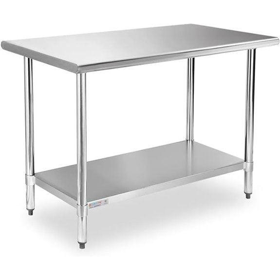 STABLEINK NSF Stainless Steel Prep Table 48x24