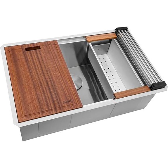 Ruvati 28 Stainless Steel Undermount Kitchen Sink