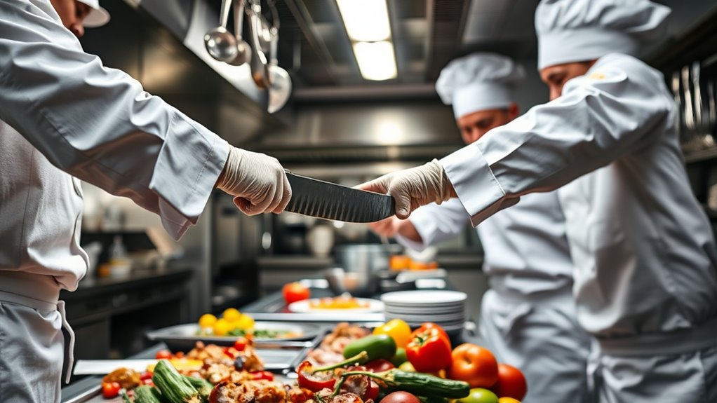 stay alert for knife hazards