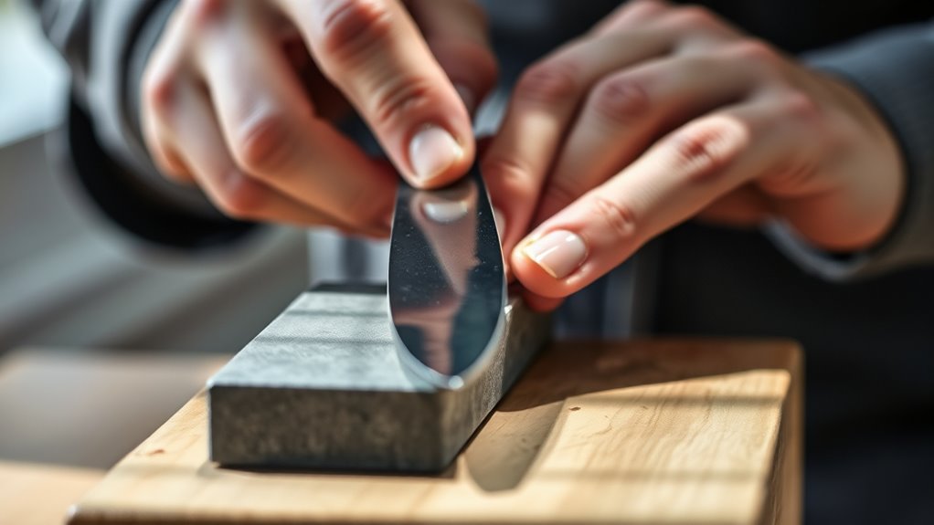 steady movements ensure sharpness