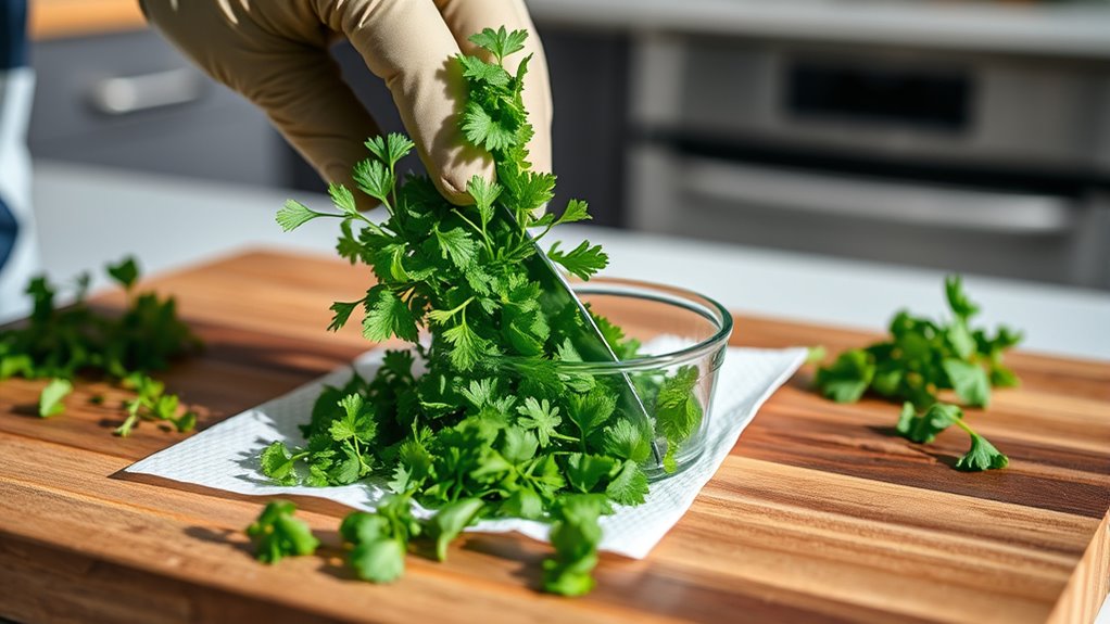 store dry freeze herbs