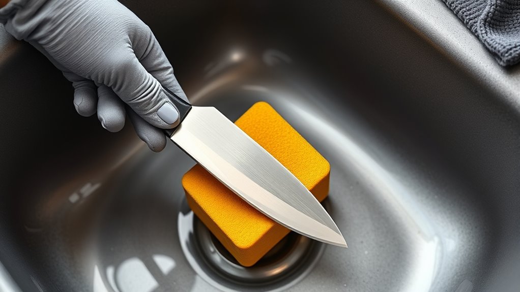 store knives safely properly