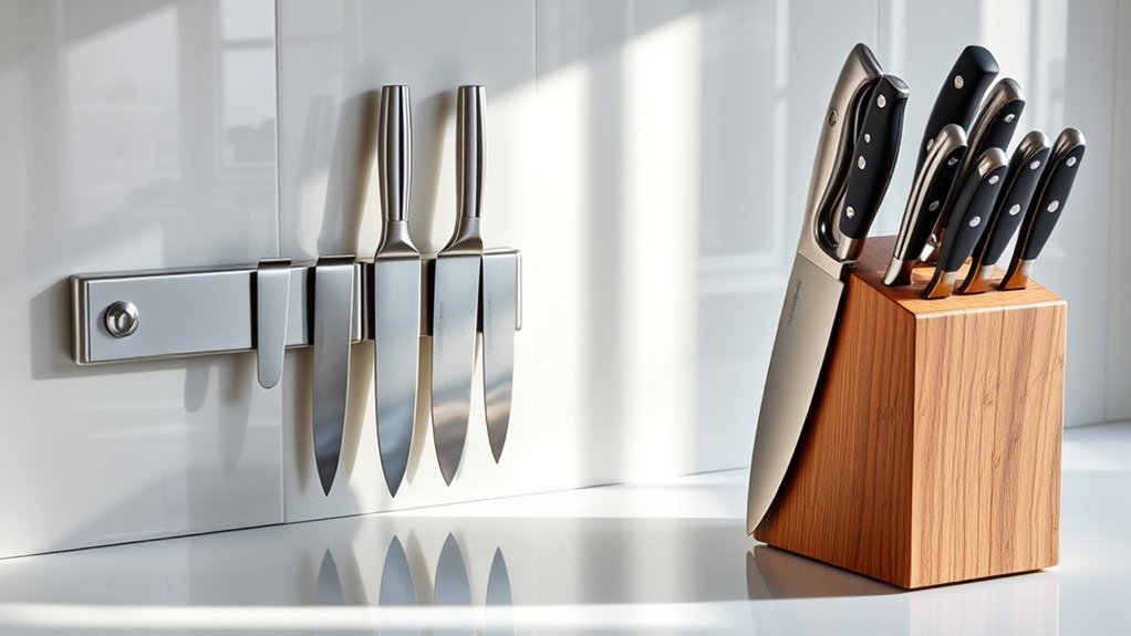 store knives with care