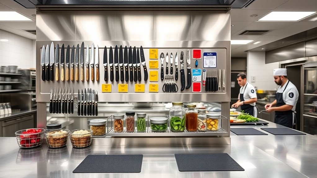 strategic safe kitchen board placement