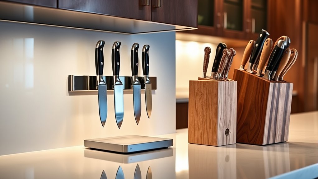 stylish safe knife storage