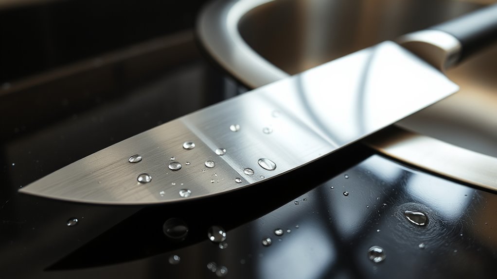 thorough drying prevents corrosion