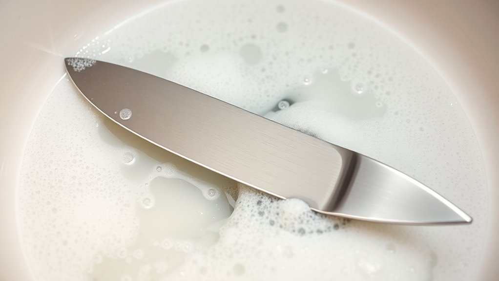 thorough gentle knife cleaning