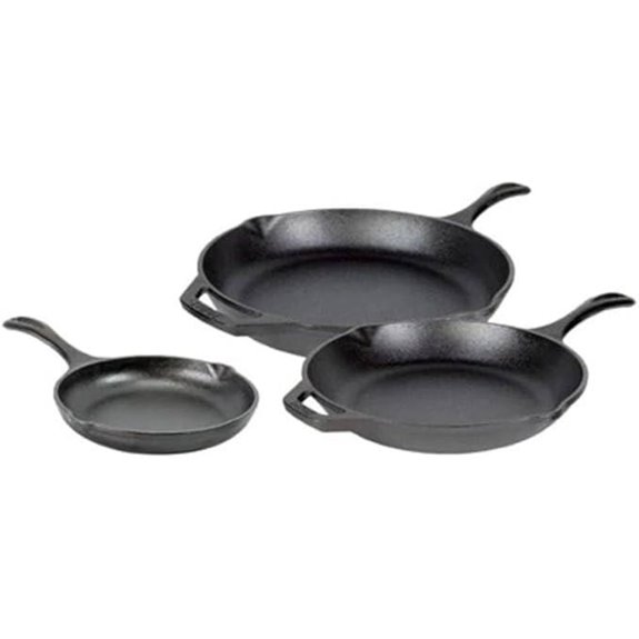 Lodge Chef Collection 3pc Set (8” 10 & 12 Skillet)