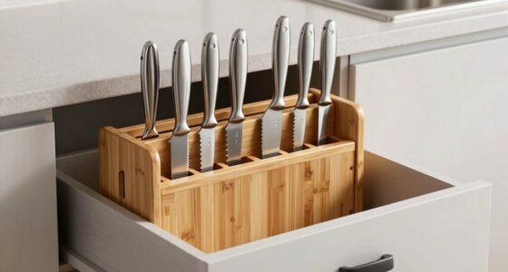 top knife drawer storage