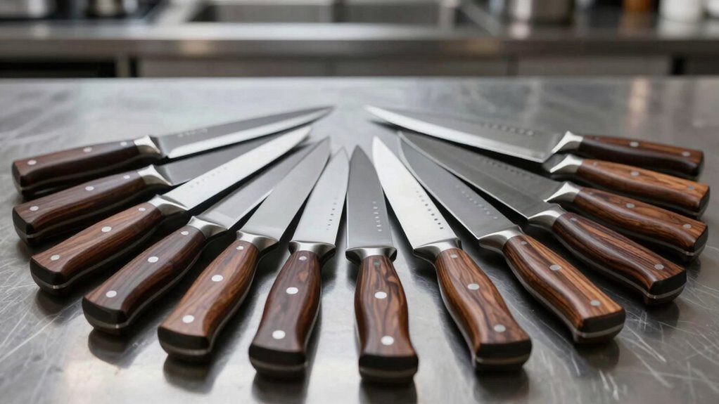 top octagonal handle chef knives