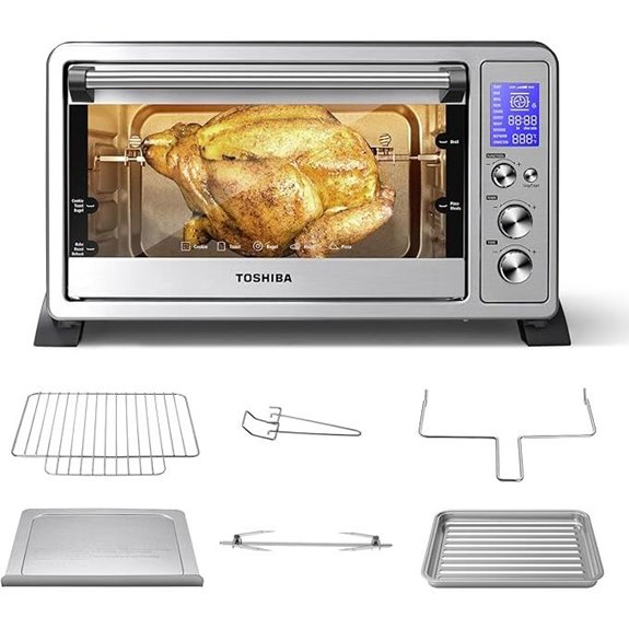 TOSHIBA 6-Slice Convection Toaster Oven with Accessories