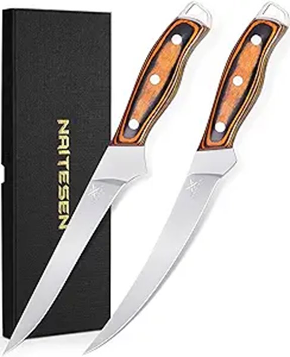 Professional Boning & Fillet Knife Set (2 Pack)
