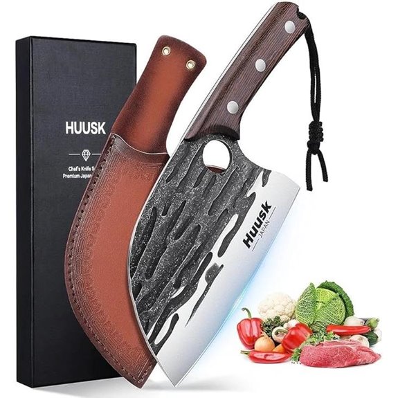Huusk Upgraded Serbian Chef Knife with Sheath