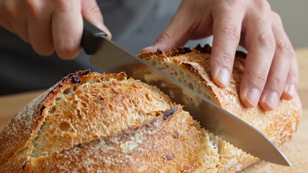 use a serrated knife