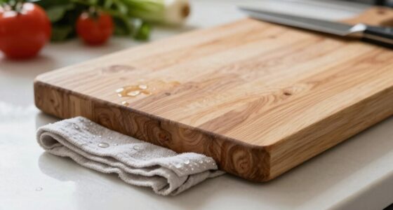 use damp towel underneath