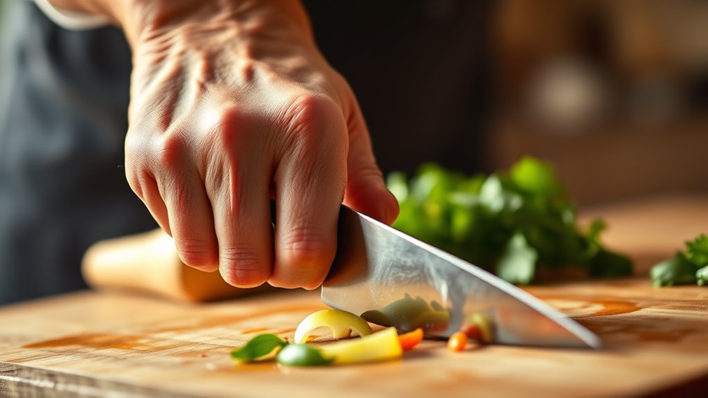 use heel for cutting leverage