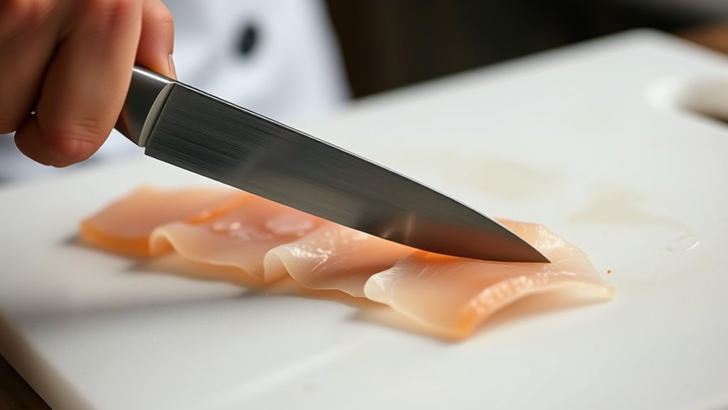 use precise delicate slicing