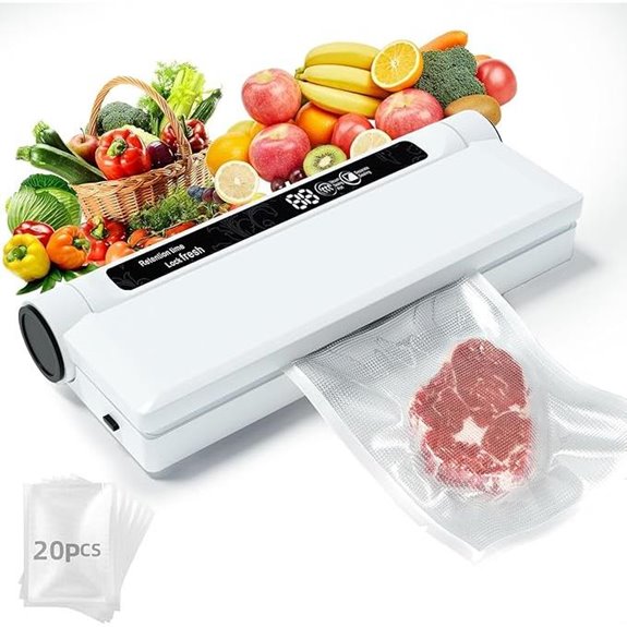 Food Vacuum Sealer with Bags and Digital Timer