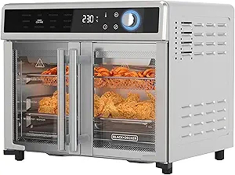 BLACK+DECKER Air Fryer Toaster Oven 12-in-1