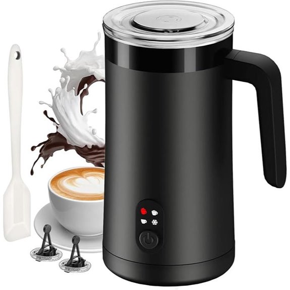 4-in-1 Milk Frother and Steamer for Coffee