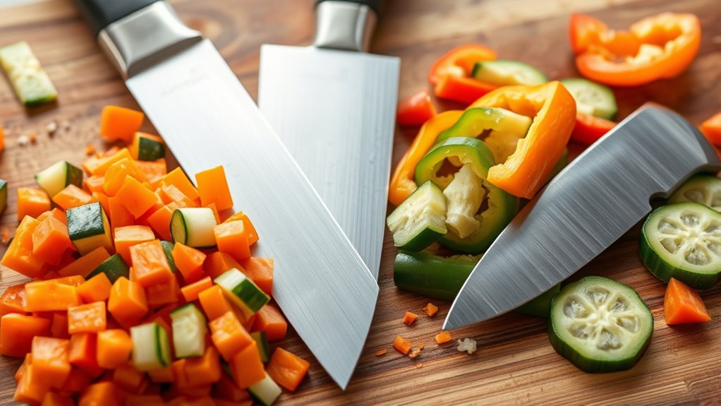 versatile vegetable preparation knives