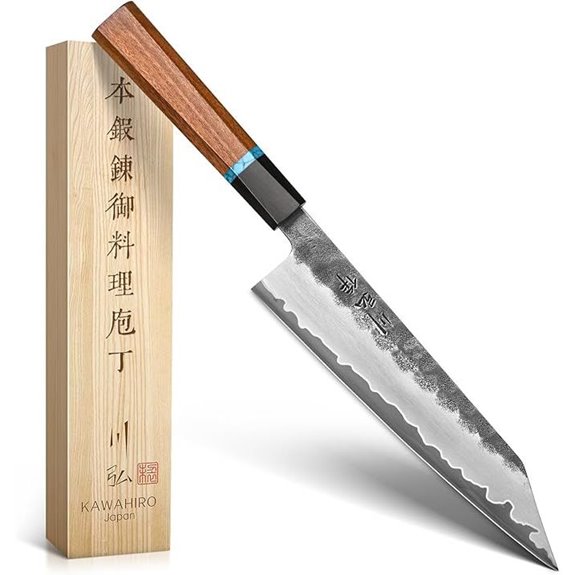 KAWAHIRO 210mm VG-10 Kiritsuke Chef Knife