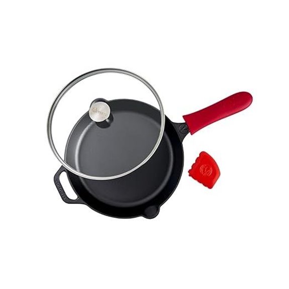 Victoria 12-Inch Cast Iron Skillet Set