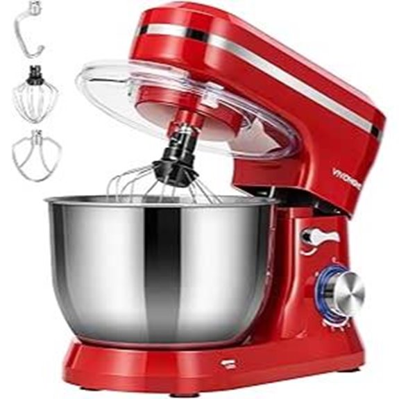 VIVOHOME 4.75 Qt Stand Mixer with Accessories
