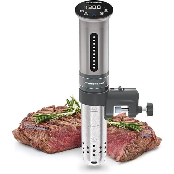 KitchenBoss Sous Vide Cooker 1100W Waterproof Digital