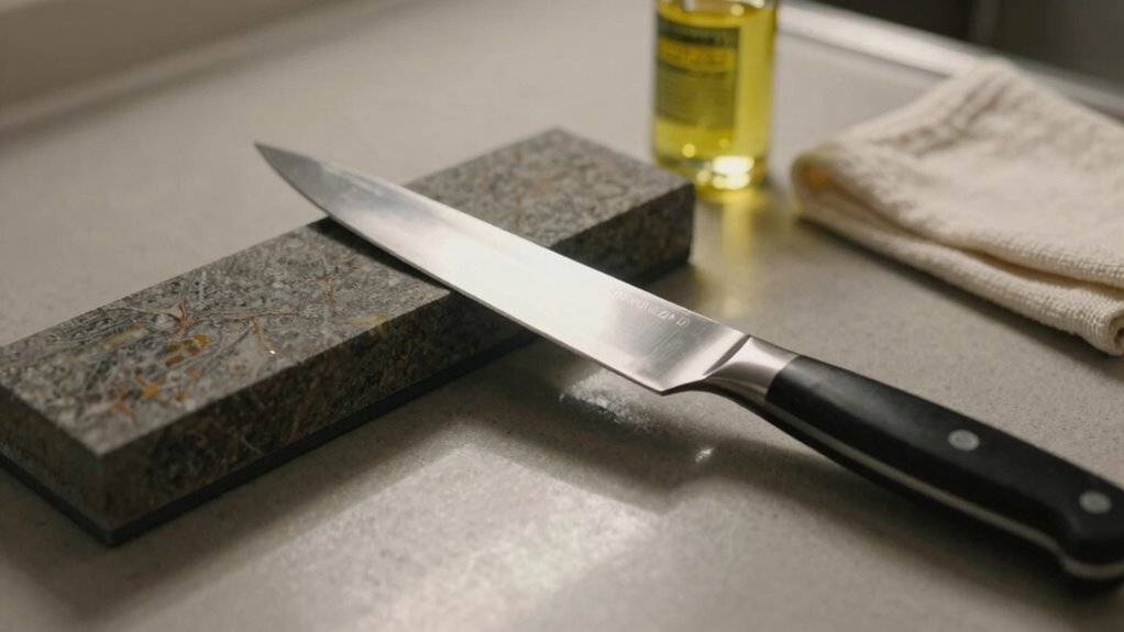 weekly knife sharpening routine