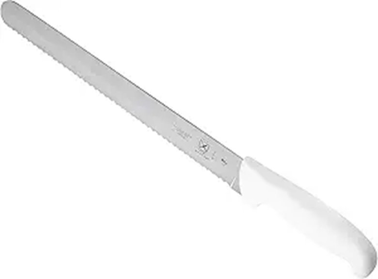 Mercer Culinary Ultimate White 11 Inch Slicer Wavy Edge