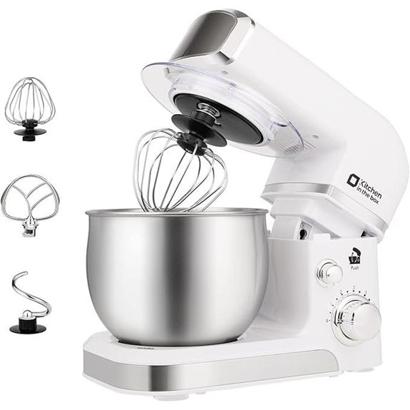 Kitchen Stand Mixer 3.2 Qt 6 Speeds White